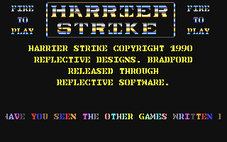 C64 GameBase Harrier_Strike_[Preview] [Players_Software] 1990